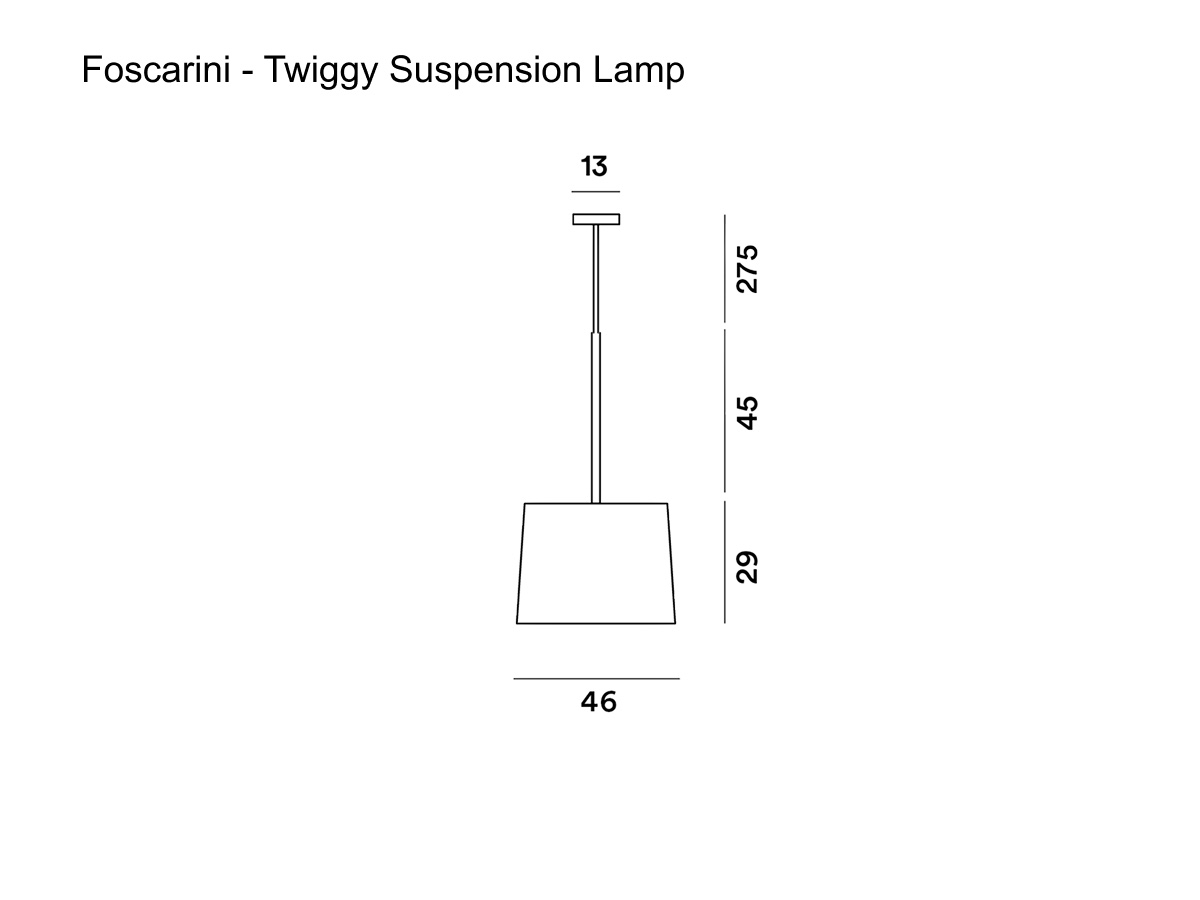 Foscarini Twiggy Large Suspension Lamp