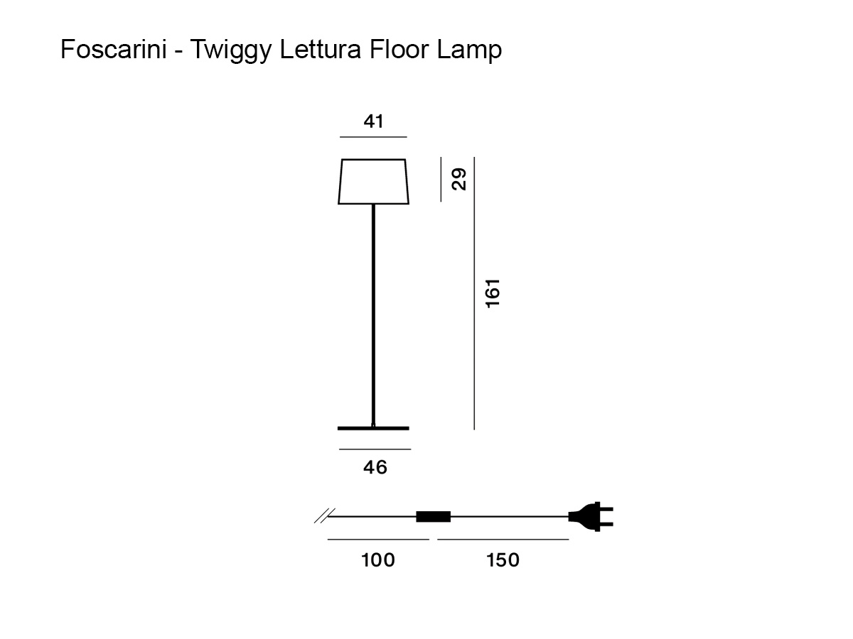 Foscarini Twiggy Lettura Floor Lamp Onoff