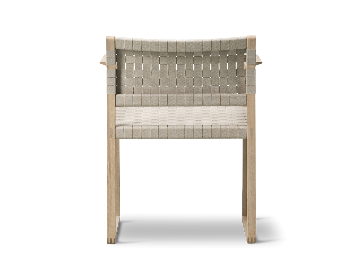 Fredericia Bm62 Armchair Linen Webbing