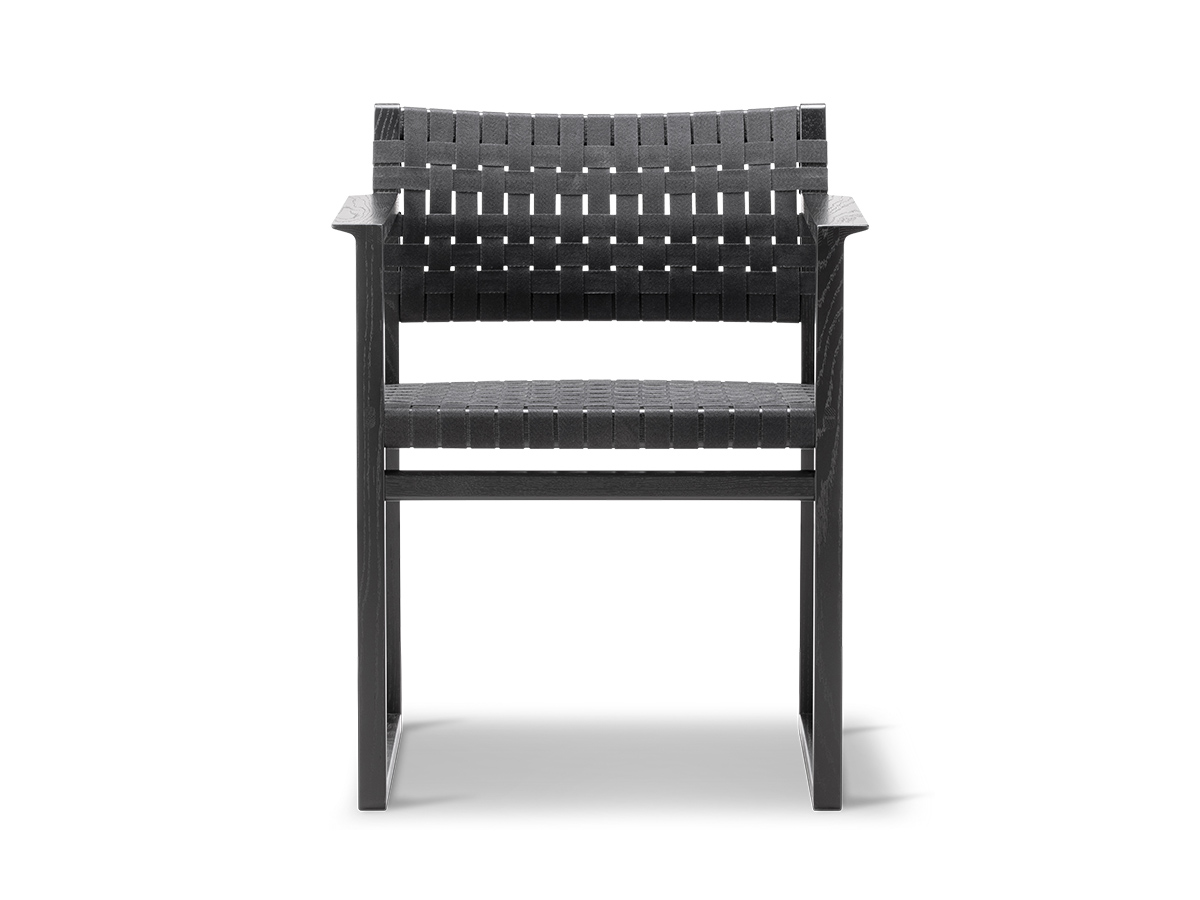 Fredericia Bm62 Armchair Linen Webbing