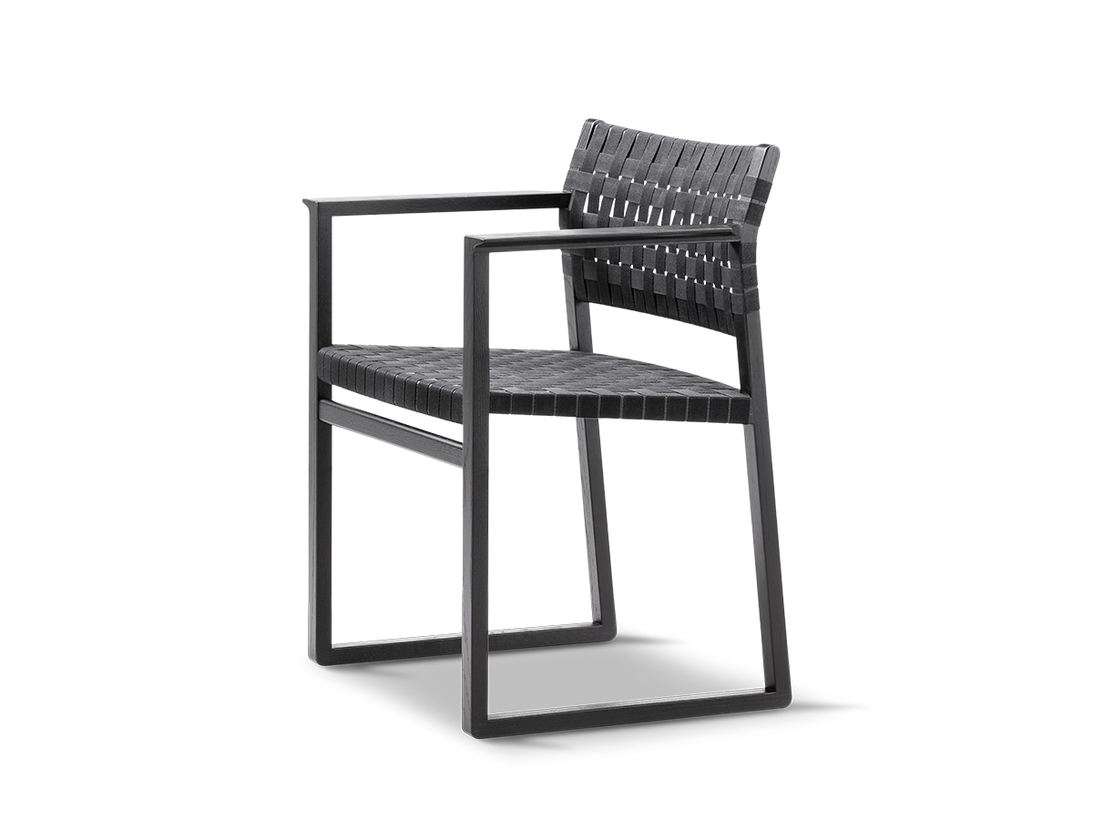 Fredericia Bm62 Armchair Linen Webbing