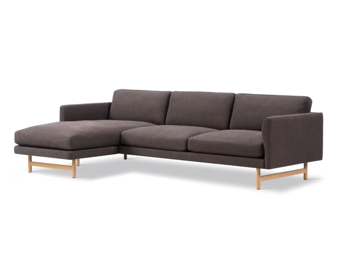 Fredericia Calmo 3 Seater Sofa With Chaise Long Left