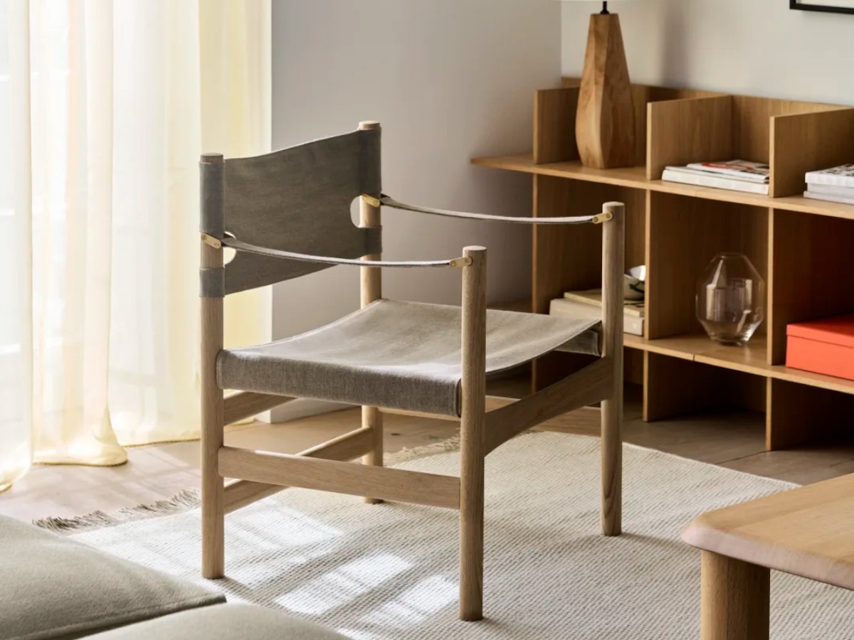 Fredericia Canvas 21 Chair With Armrests