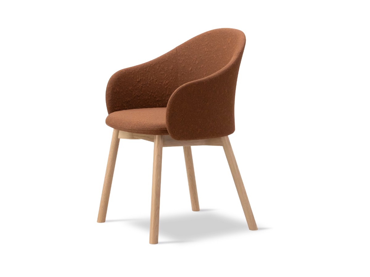 Fredericia Gomo Armchair Wood Base