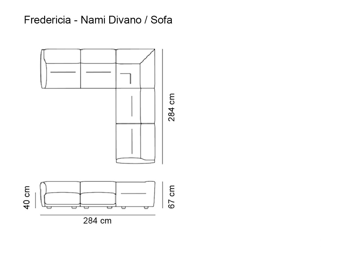 Fredericia Nami Corner Sofa