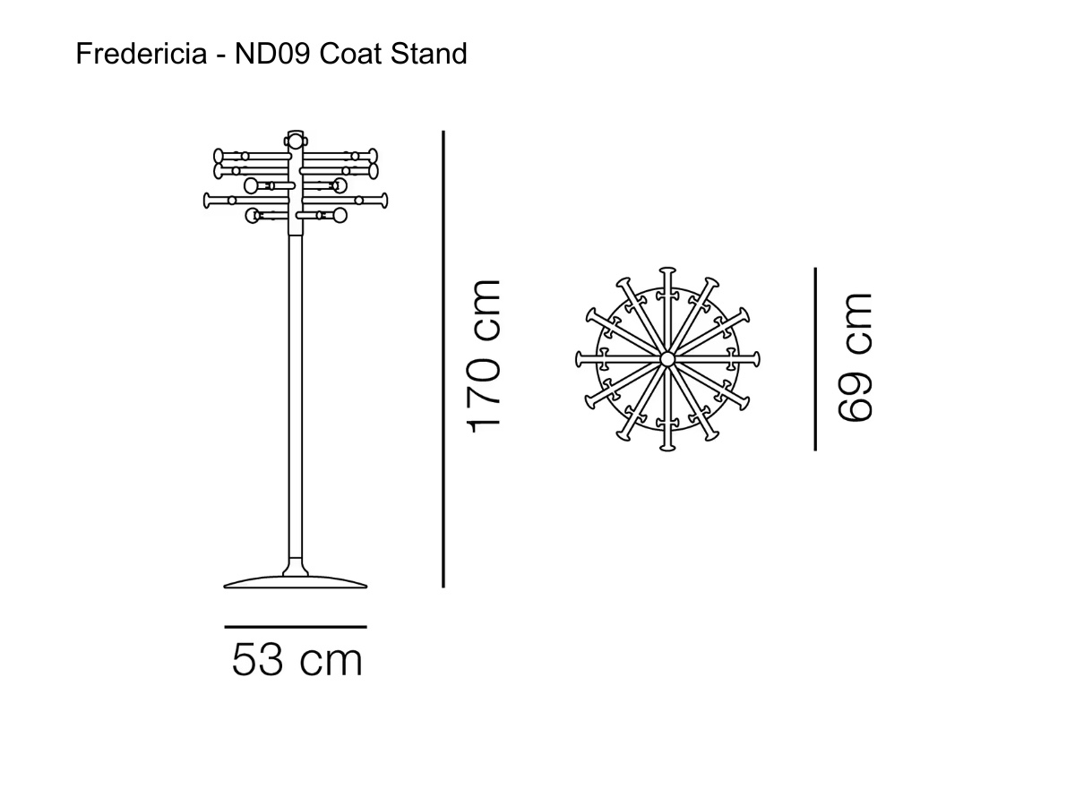 Fredericia Nd09 Coat Stand