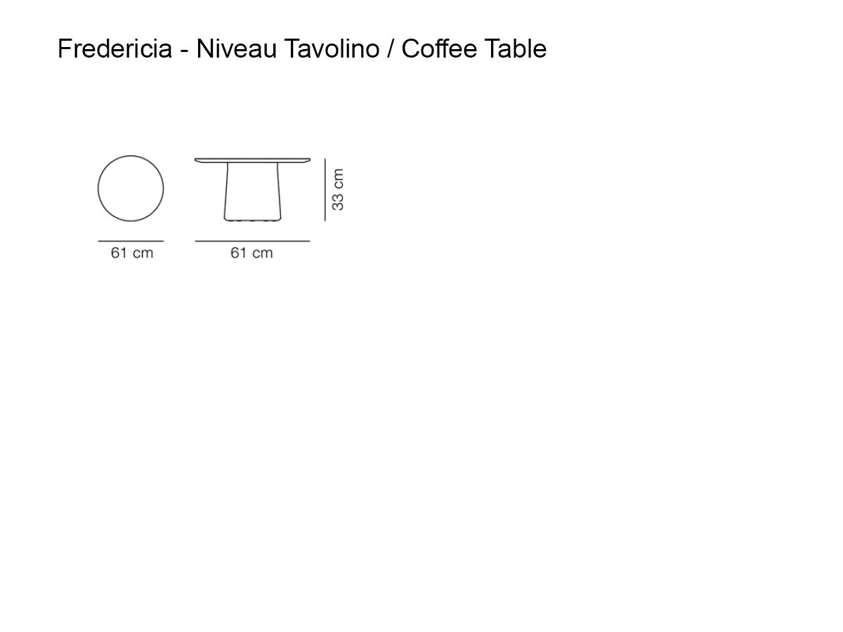 Fredericia Niveau Coffee Table