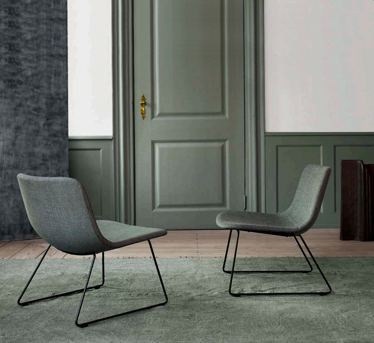 Fredericia Pato Lounge Sledge Armchair