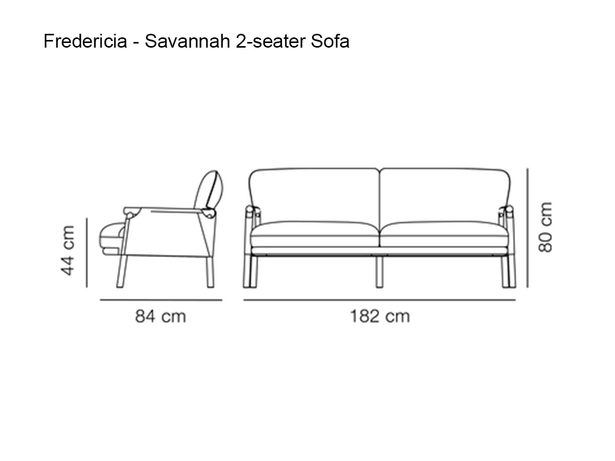 Fredericia Savannah 2 Seater Sofa