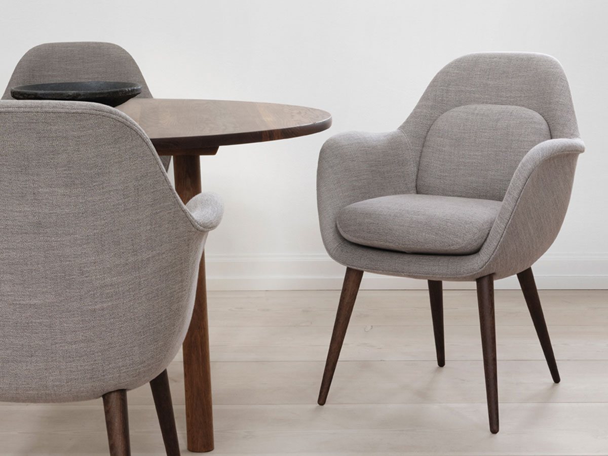 Fredericia Swoon Lounge Petit Wood Base