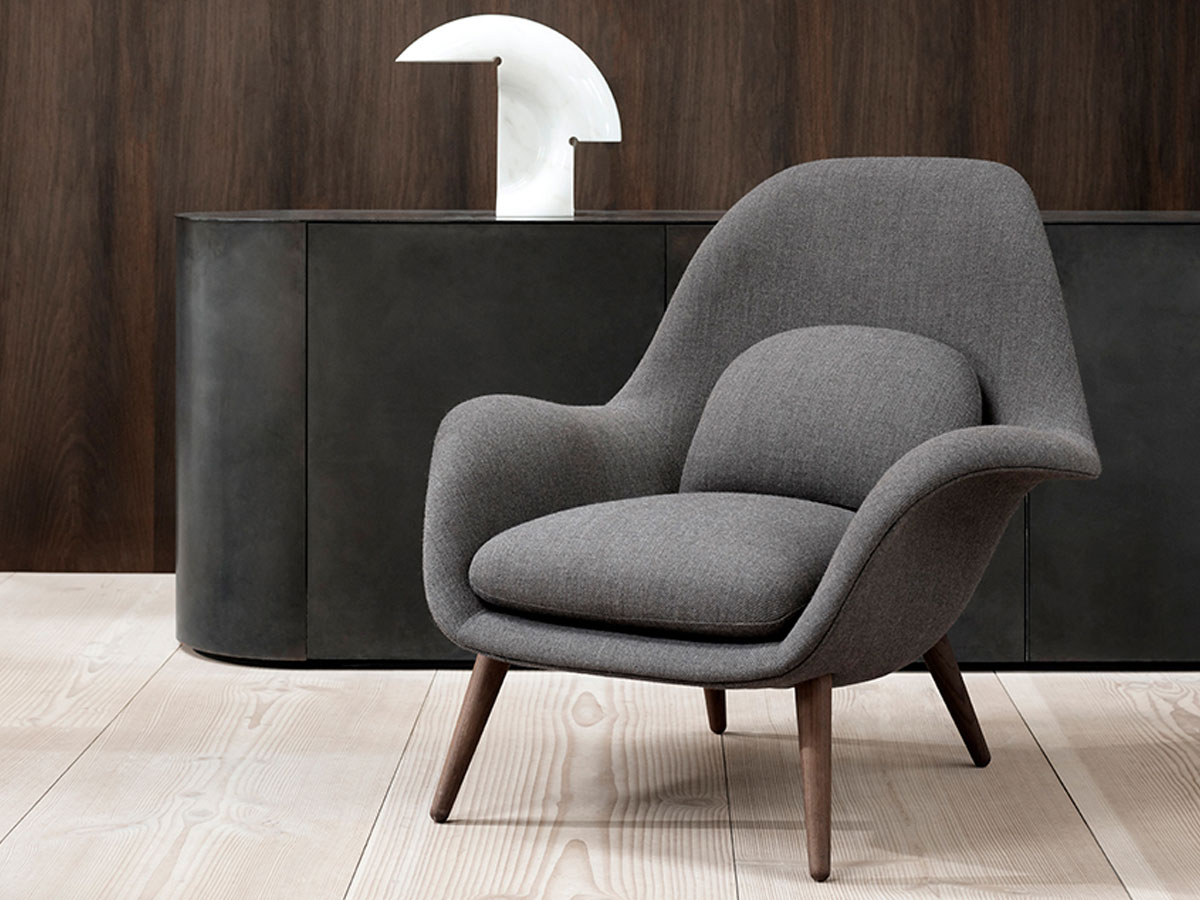 Fredericia Swoon Lounge Petit Wood Base