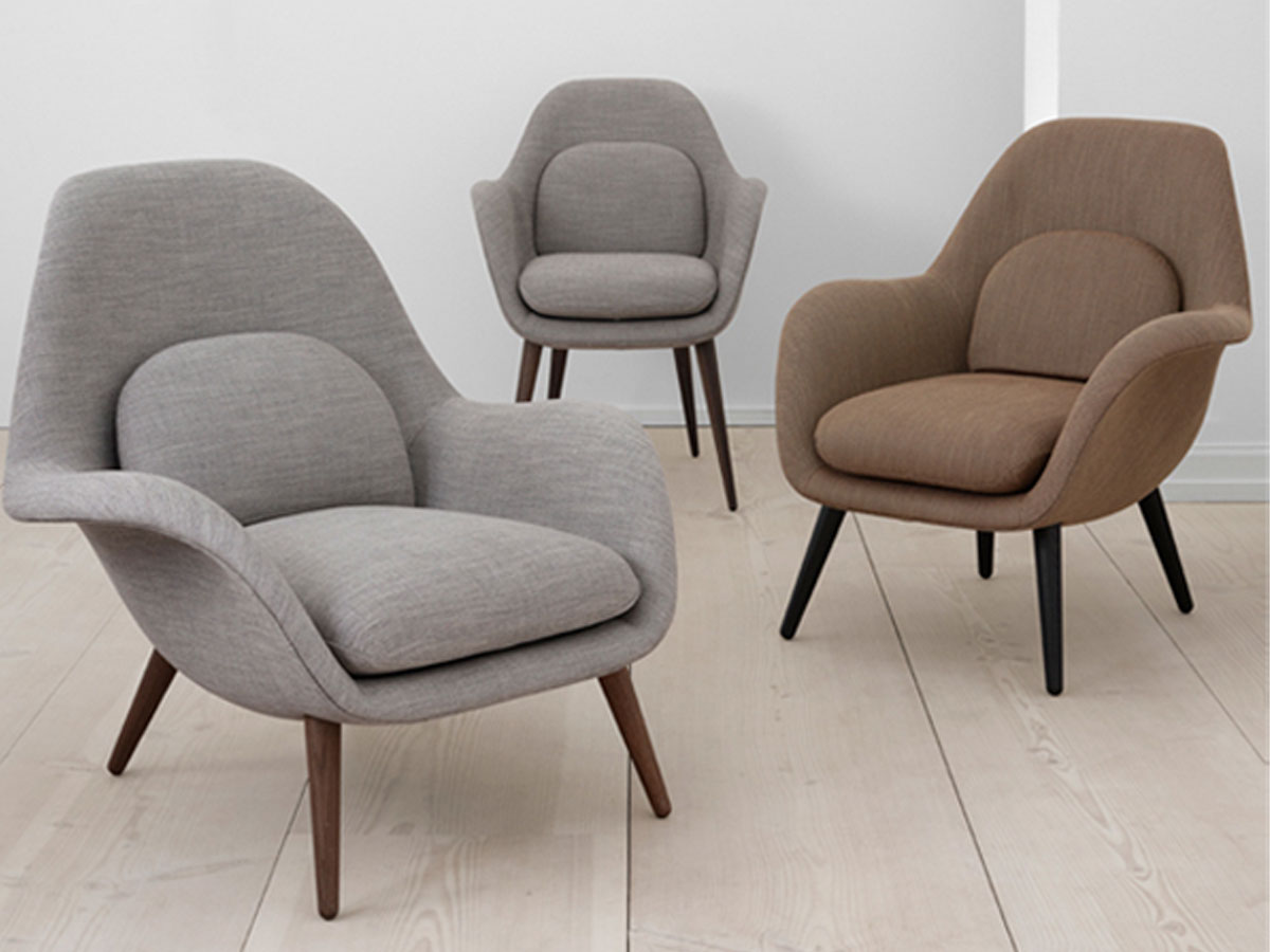 Fredericia Swoon Lounge Petit Wood Base