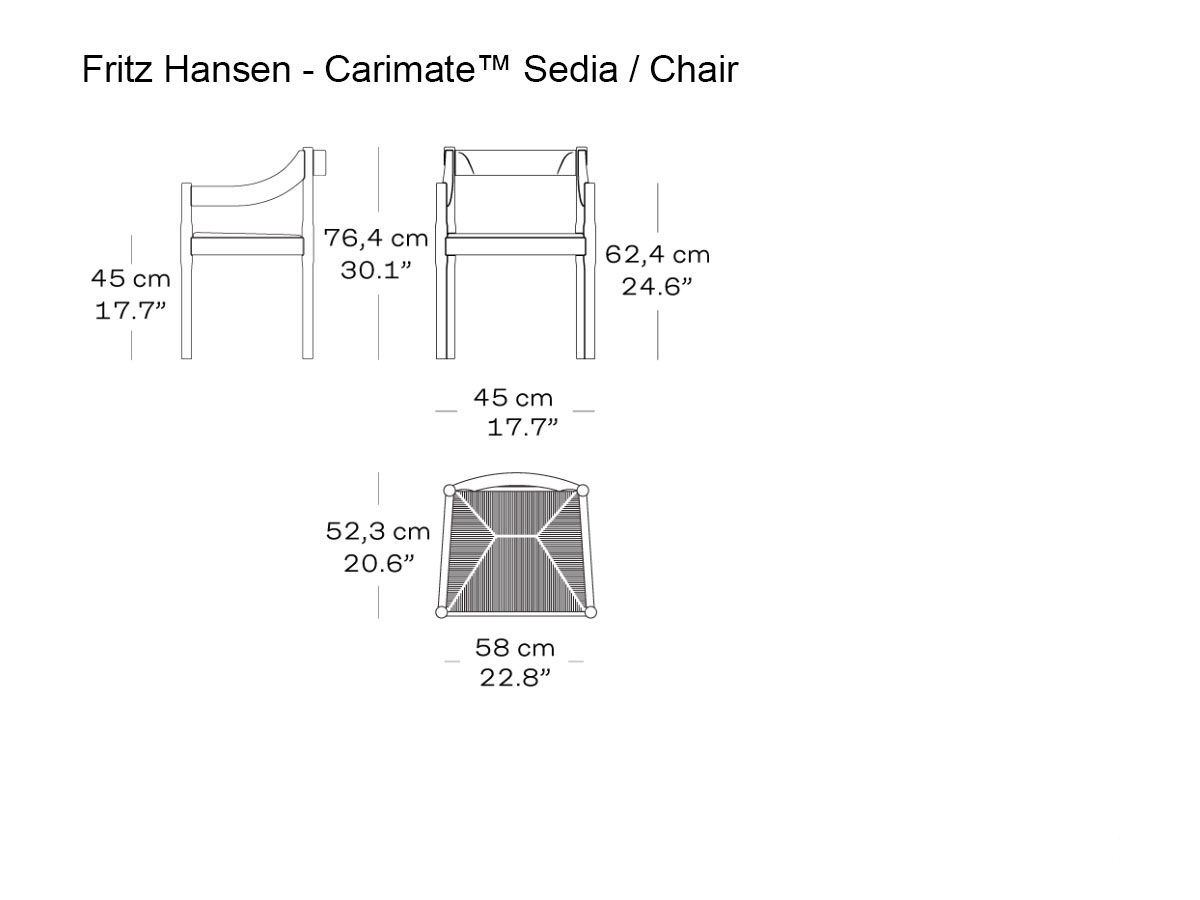 Fritz Hansen Carimatetm Chair