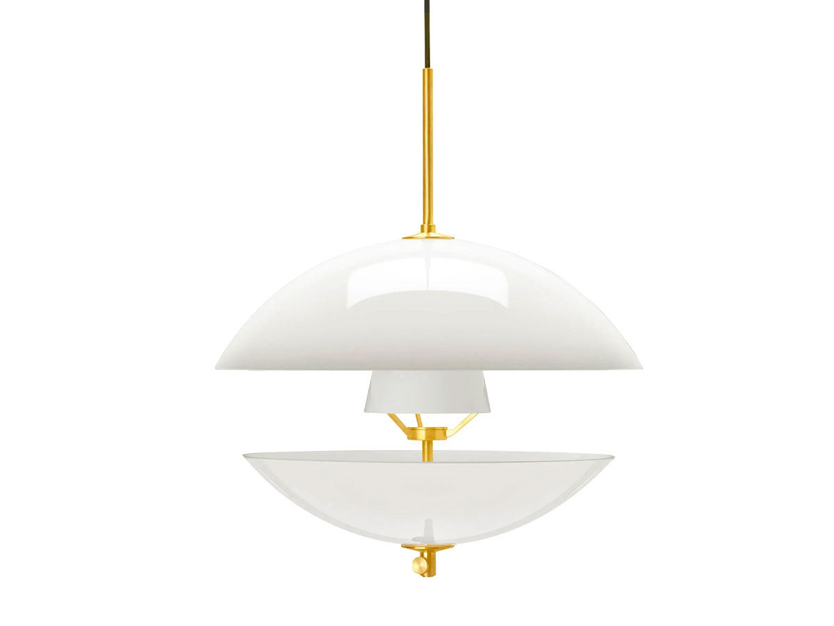 Fritz Hansen Clamtm Suspension Lamp D44 Opalbrass
