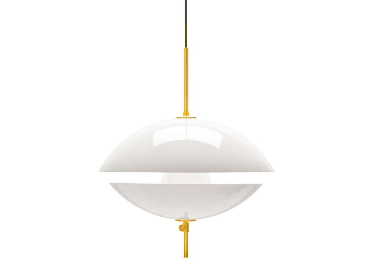 Fritz Hansen Clamtm Suspension Lamp D44 Opalbrass