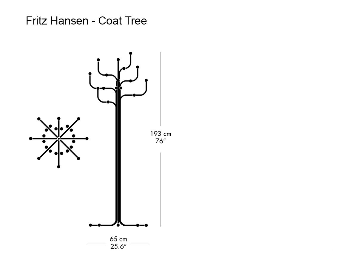 Fritz Hansen Coat Tree Coat Hanger