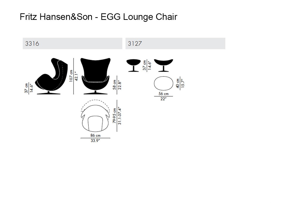 Fritz Hansen Egg Lounge Chair