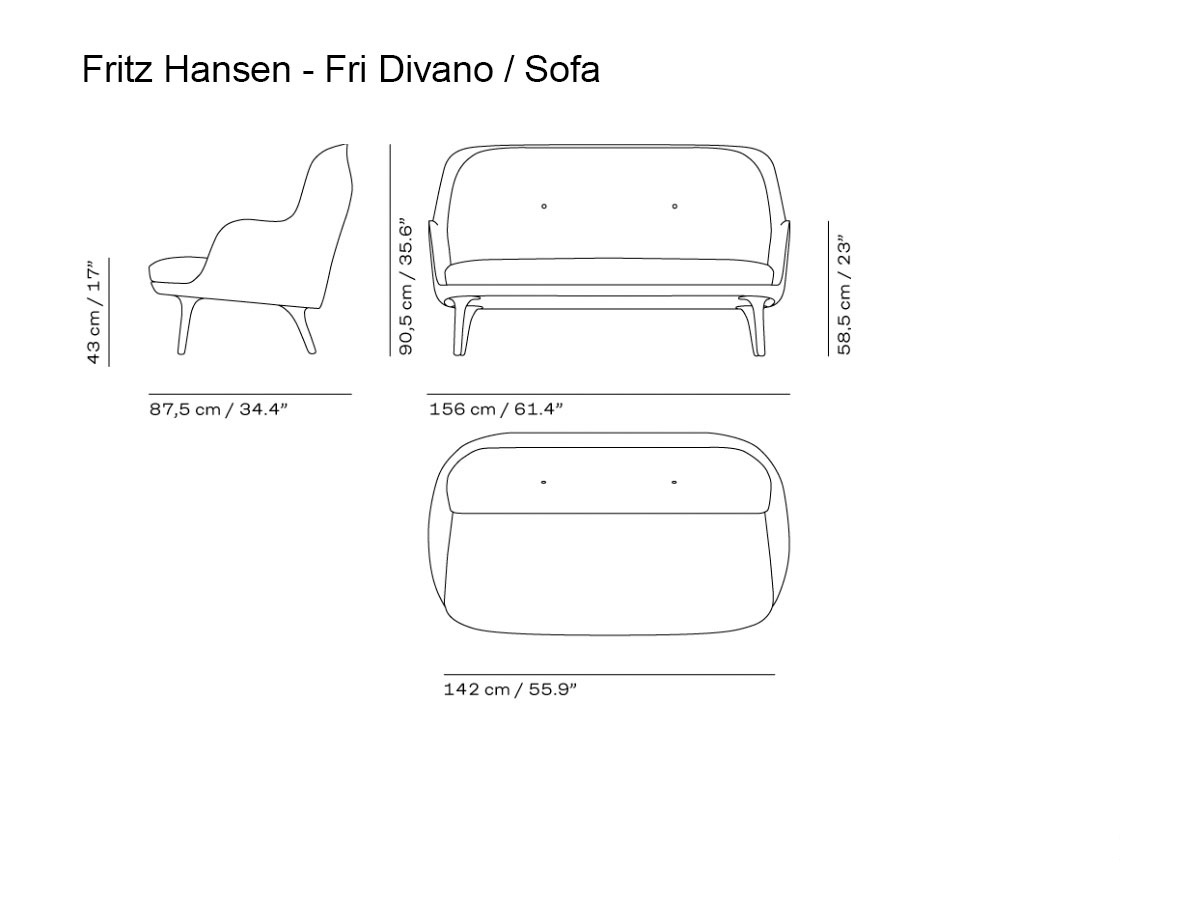 Fritz Hansen Fritm Sofa