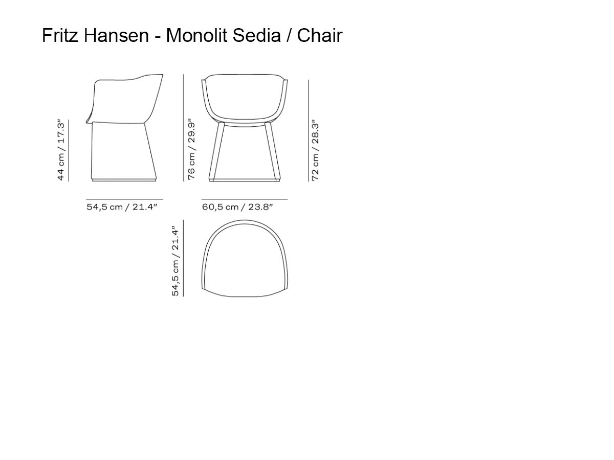Fritz Hansen Monolit Chair