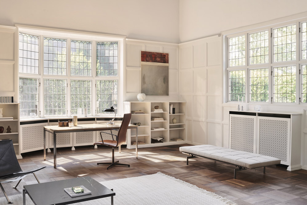 Fritz Hansen Oxford Office Armchair Medium Back With Armrests