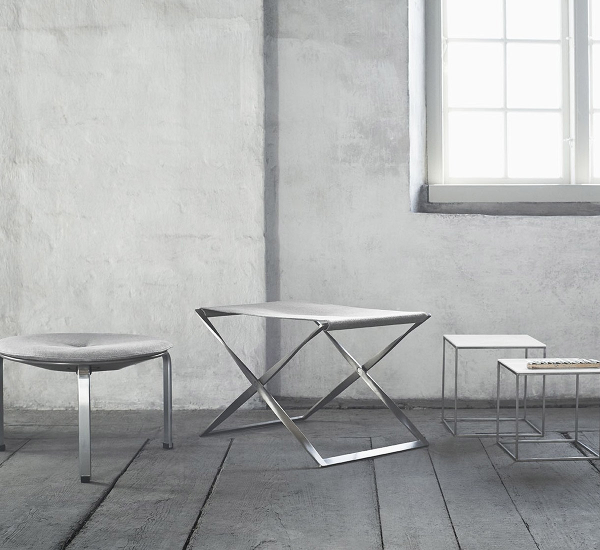 Fritz Hansen Pk 91 Folding Stool