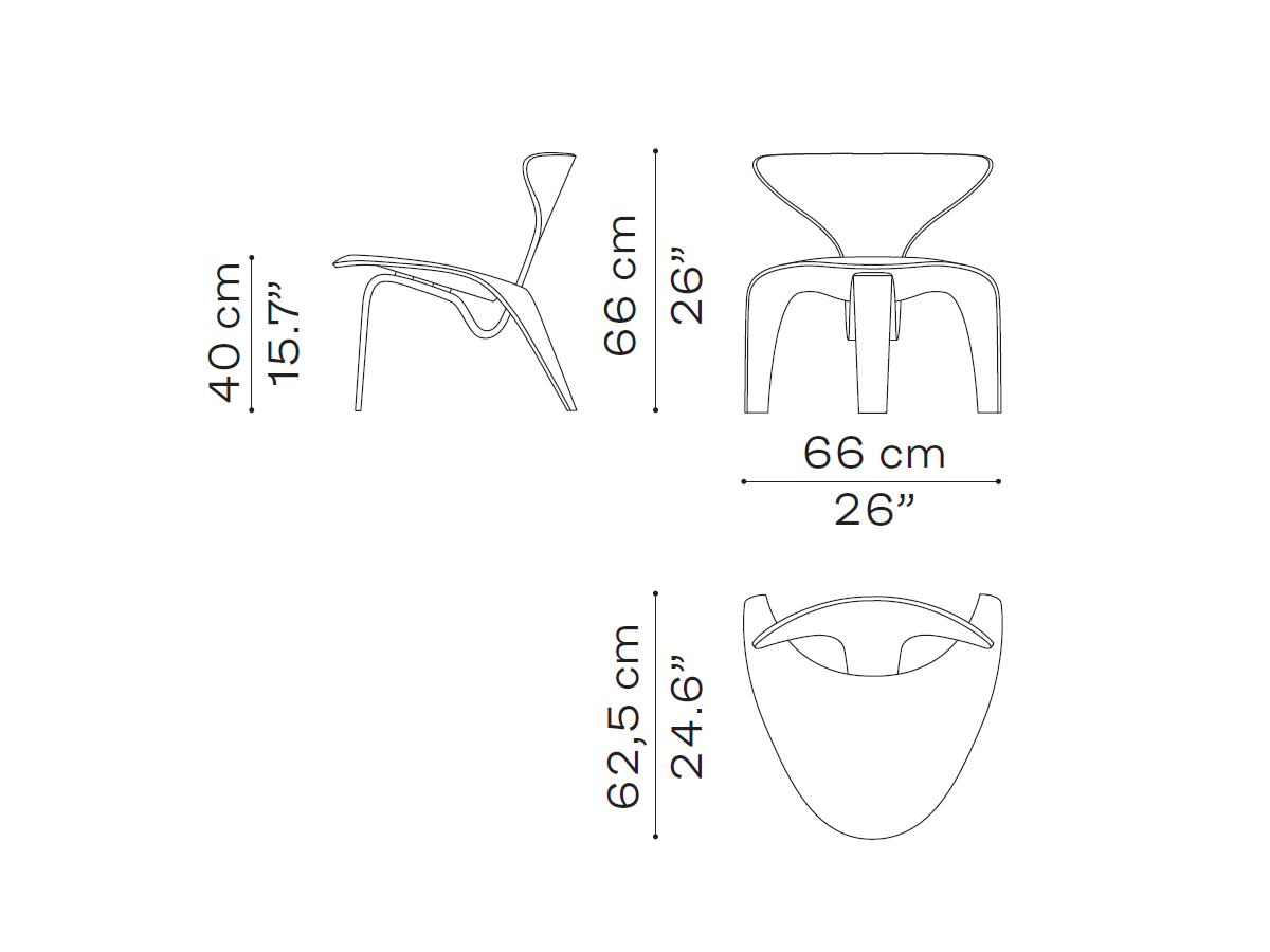 Fritz Hansen Pk0 A Chair