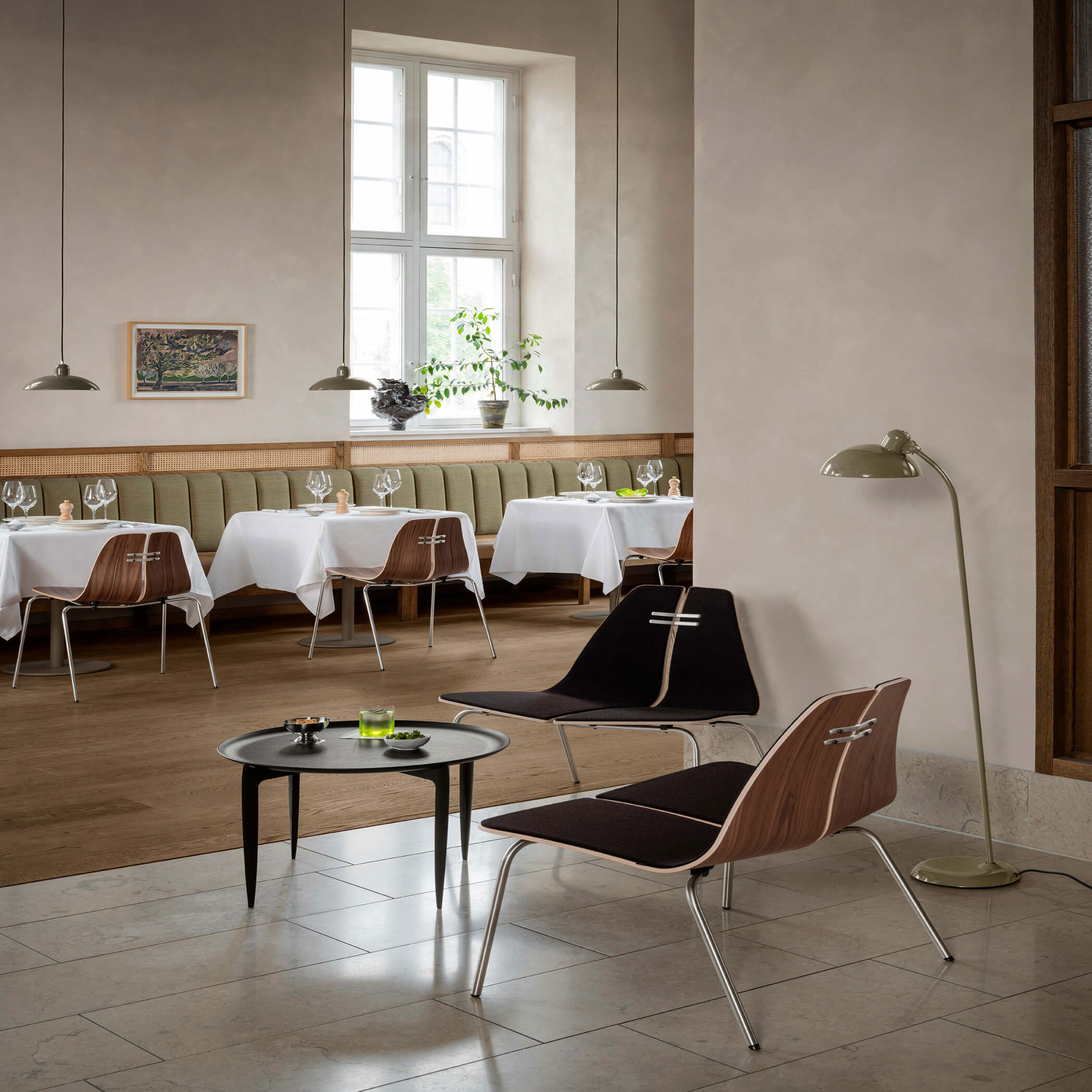 Fritz Hansen Pk23tm Lounge Chair Front Upholstered