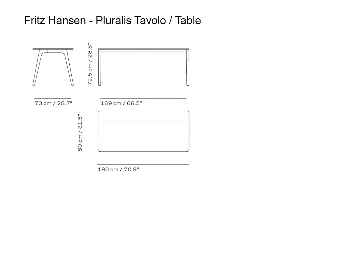 Fritz Hansen Pluralistm Desk Table Ks431