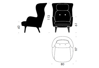 Fritz Hansen Ro Chair