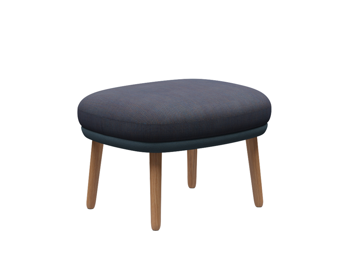 Fritz Hansen Ro Footstool Mood 4102 Canvas 734 Oak