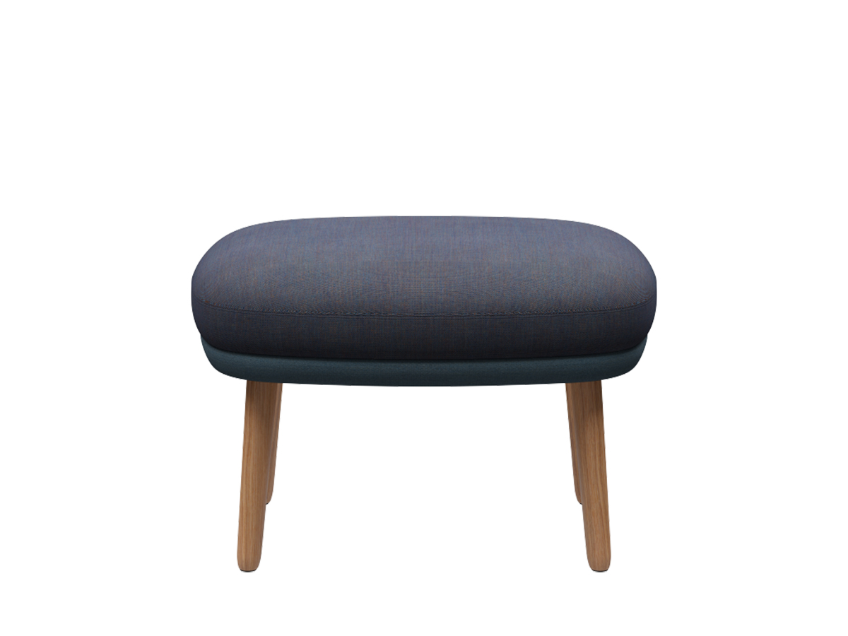 Fritz Hansen Ro Footstool Mood 4102 Canvas 734 Oak
