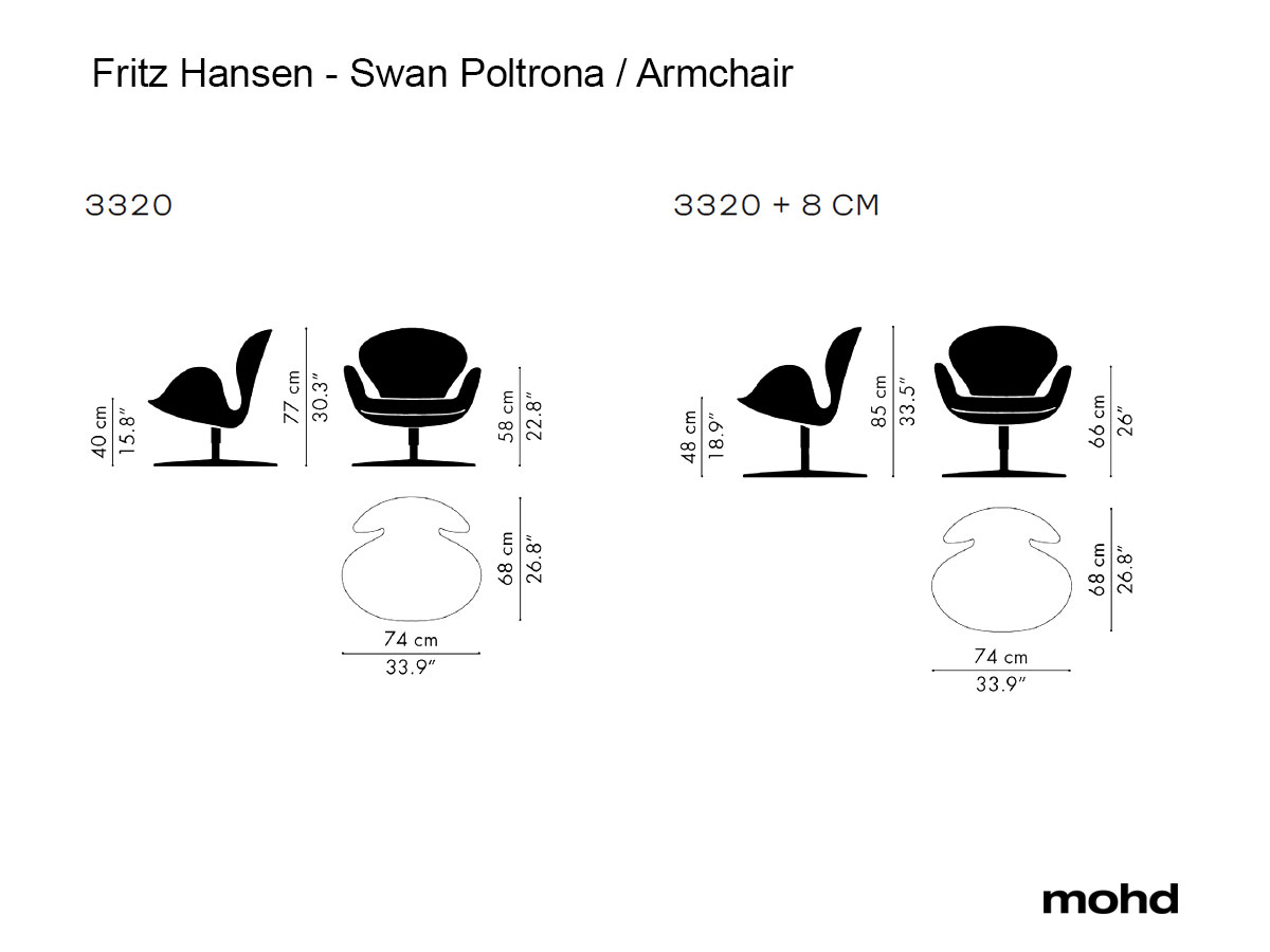 Fritz Hansen Swan Armchair