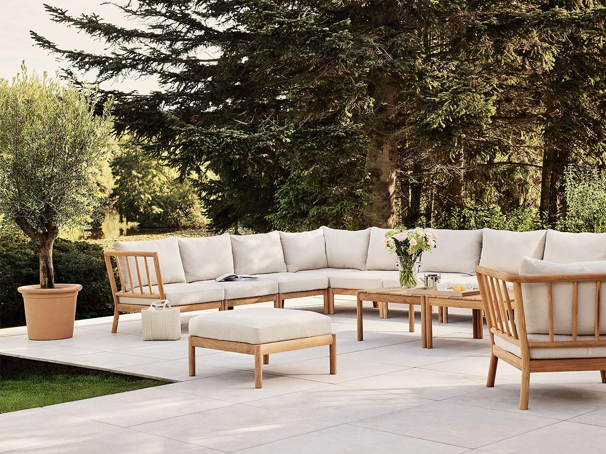 Fritz Hansen Tradition Outdoor Modular Sofa Spacer Module