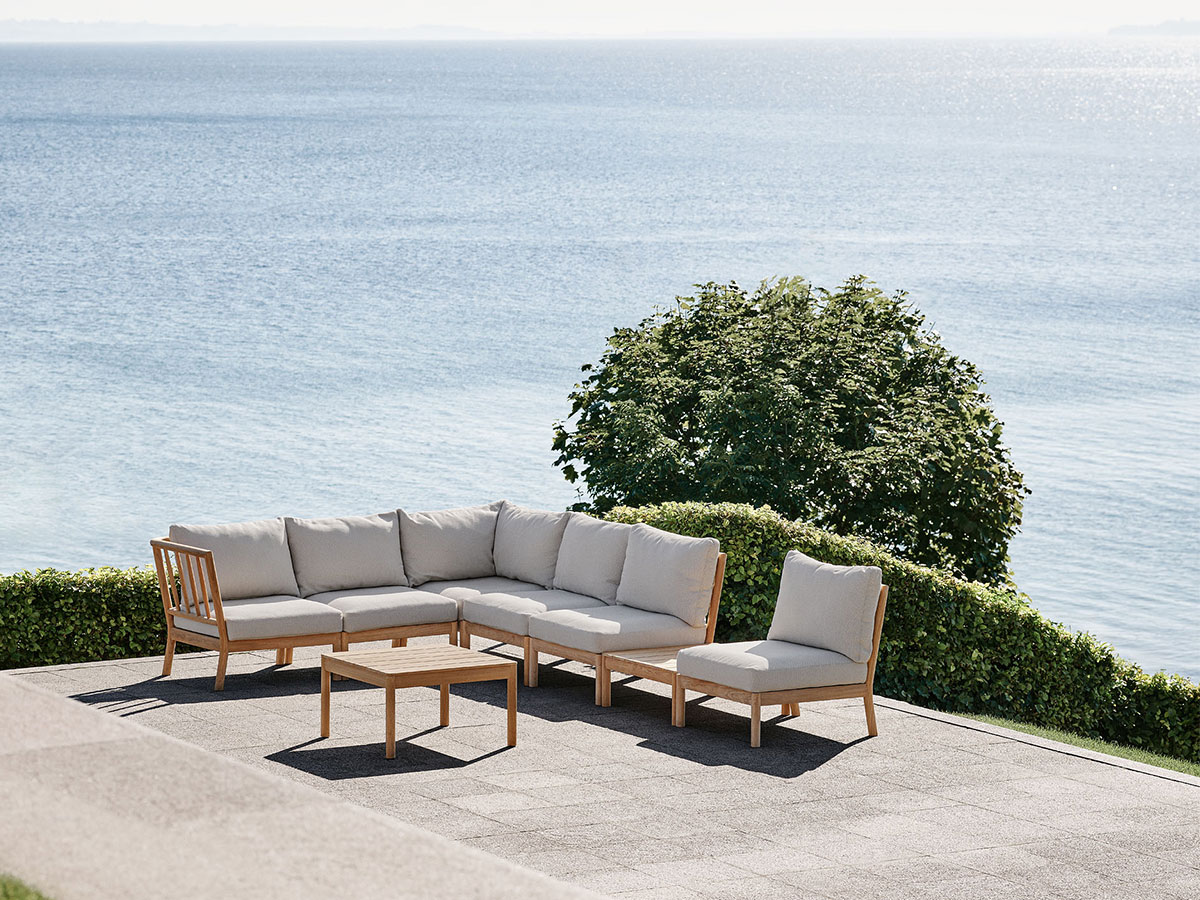 Fritz Hansen Tradition Outdoor Modular Sofa Corner Module