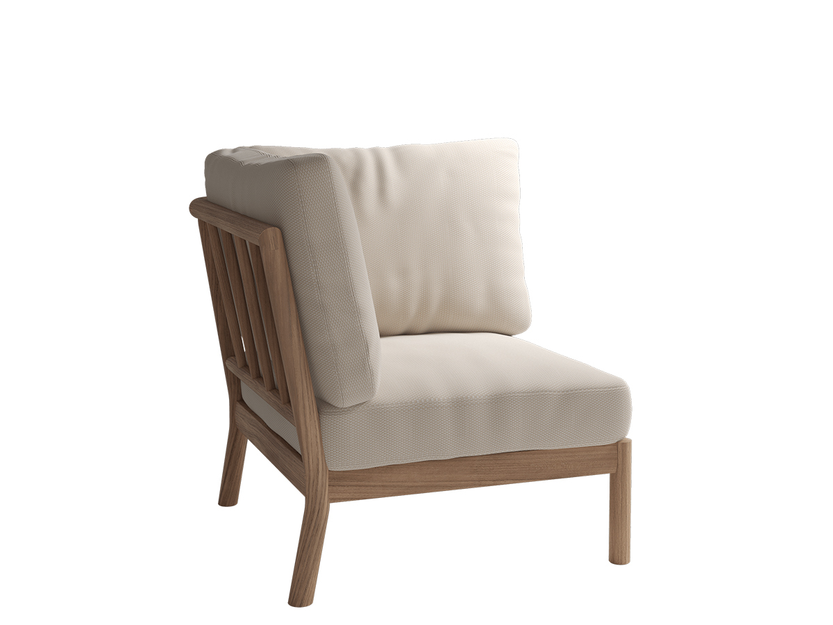 Fritz Hansen Tradition Outdoor Modular Sofa Corner Module