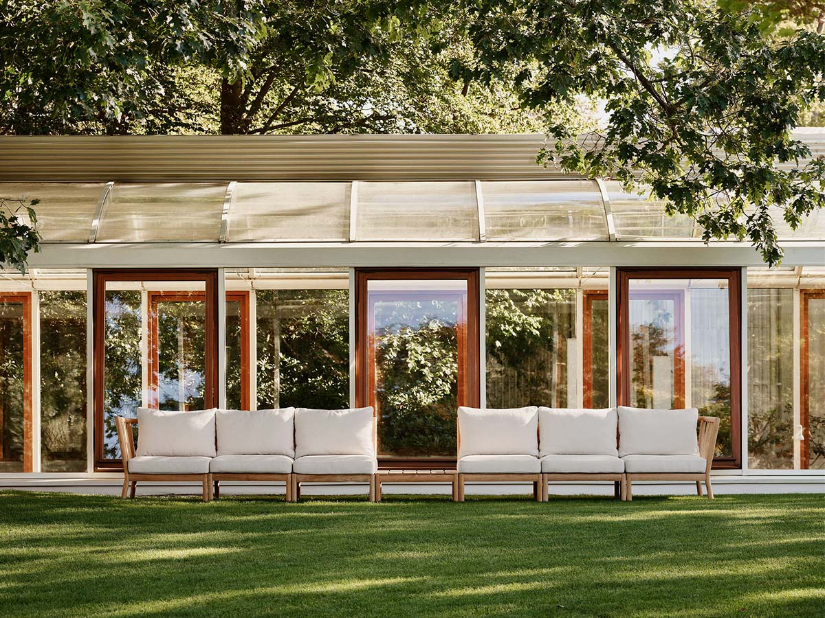 Fritz Hansen Tradition Outdoor Modular Sofa Spacer Module