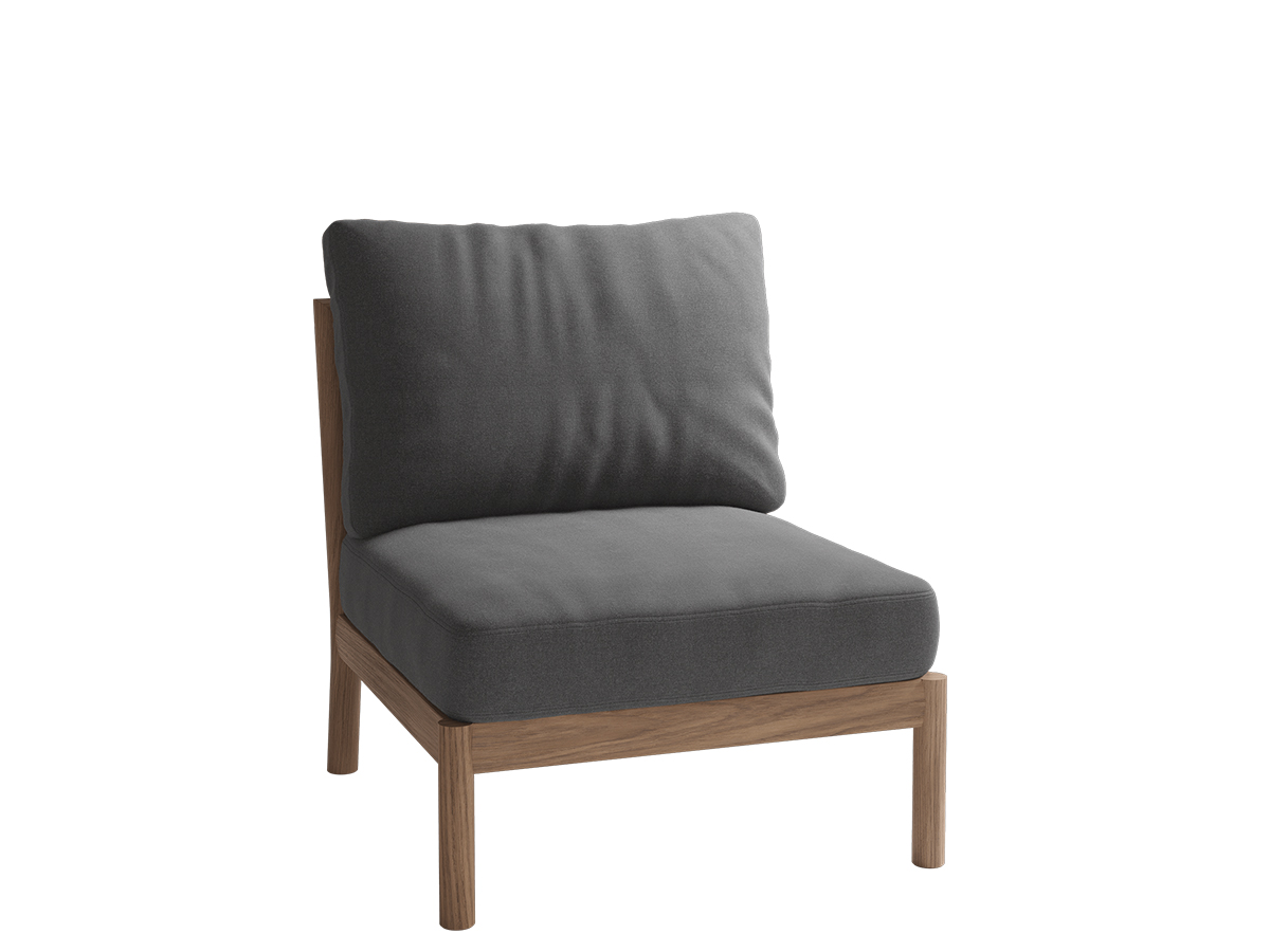 Fritz Hansen Tradition Outdoor Modular Sofa Spacer Module