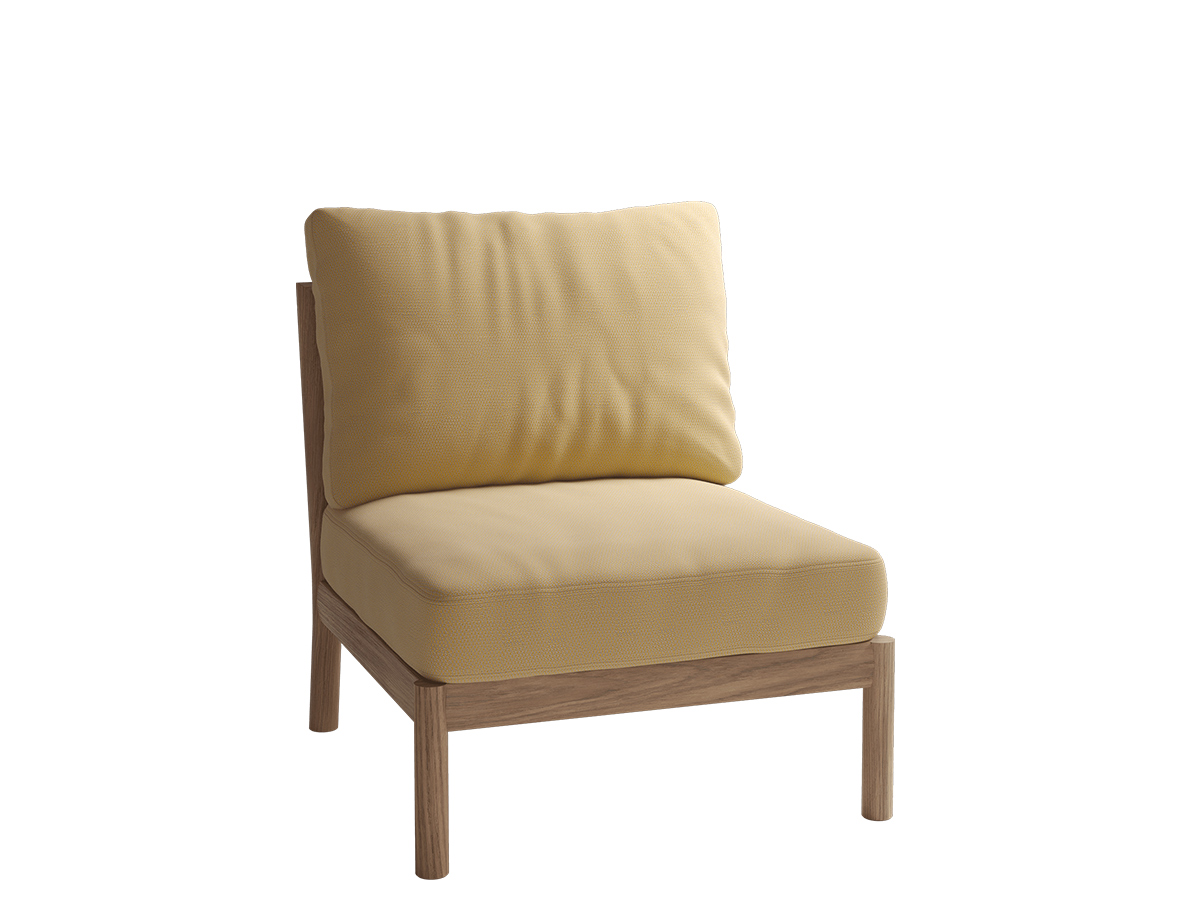 Fritz Hansen Tradition Outdoor Modular Sofa Spacer Module