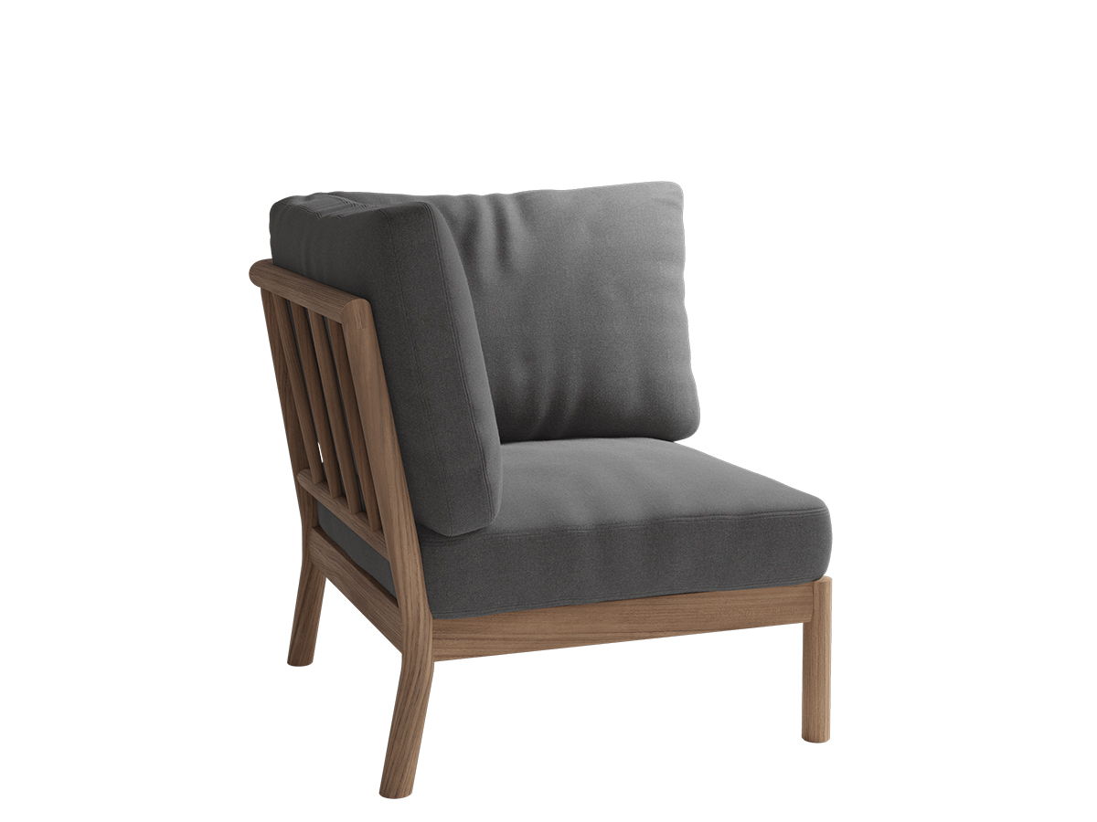 Fritz Hansen Tradition Outdoor Modular Sofa Corner Module