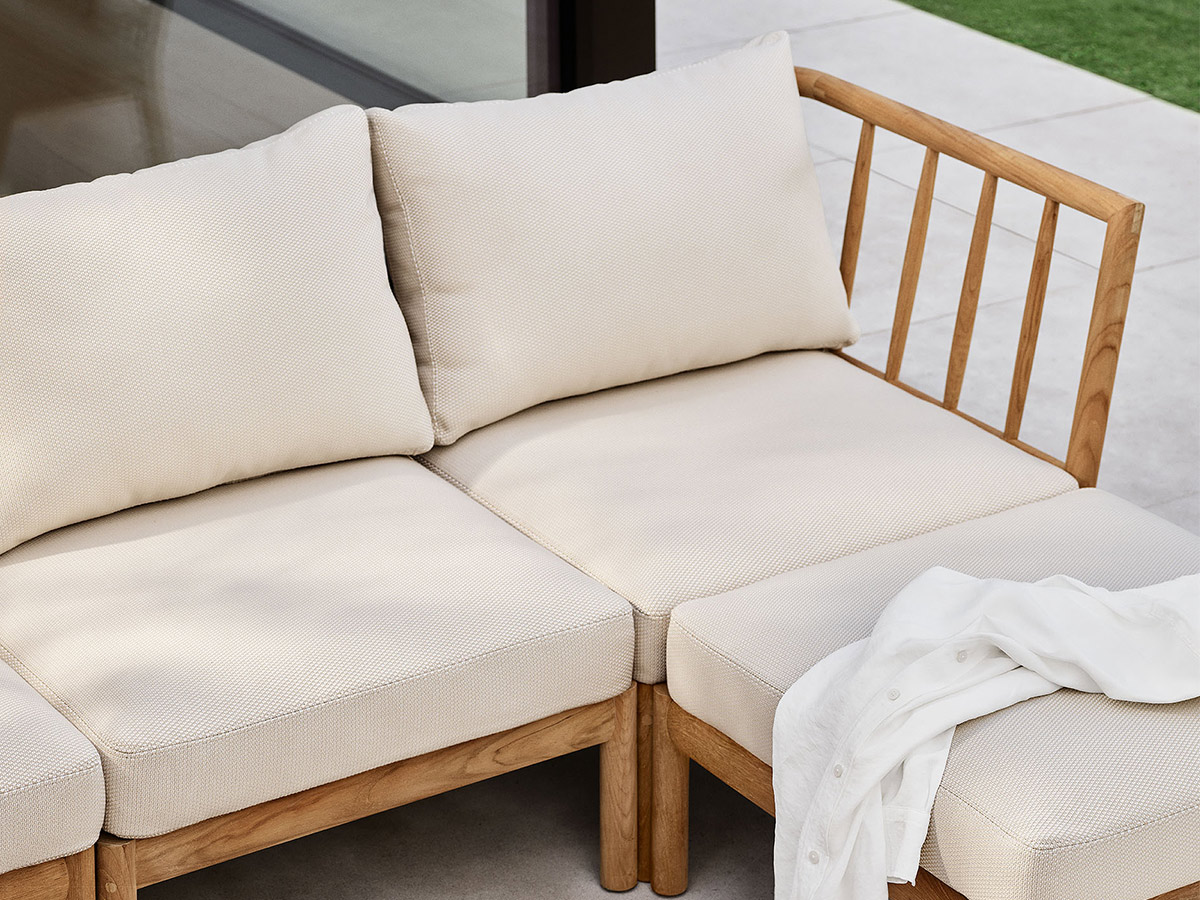 Fritz Hansen Tradition Outdoor Modular Sofa End Module