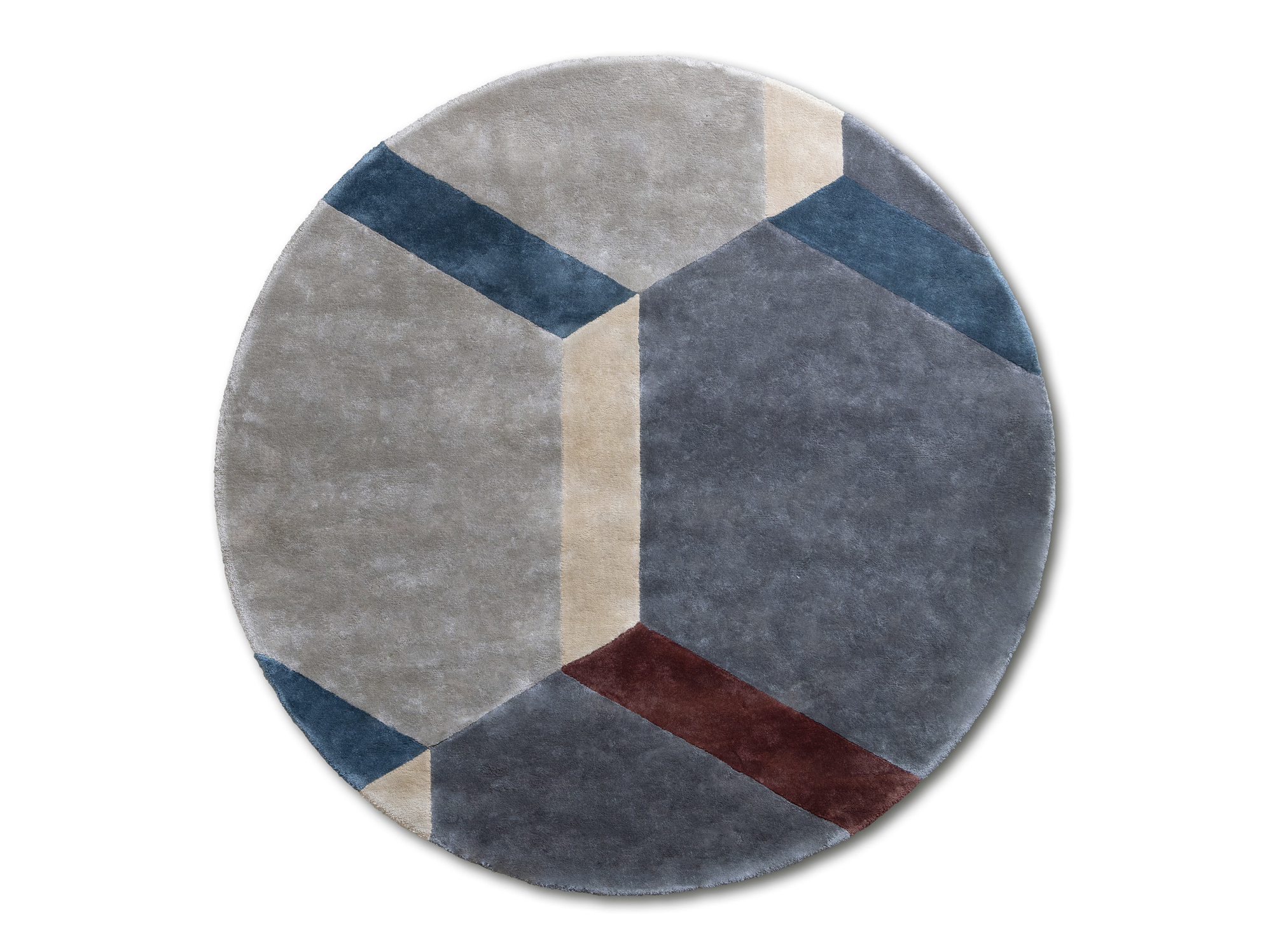 G.T.DESIGN Cobblestone Round 86 Rug