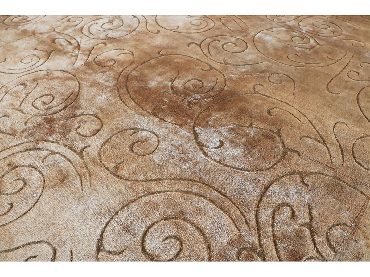 G.T.DESIGN In Canto Ricco Rug Amber