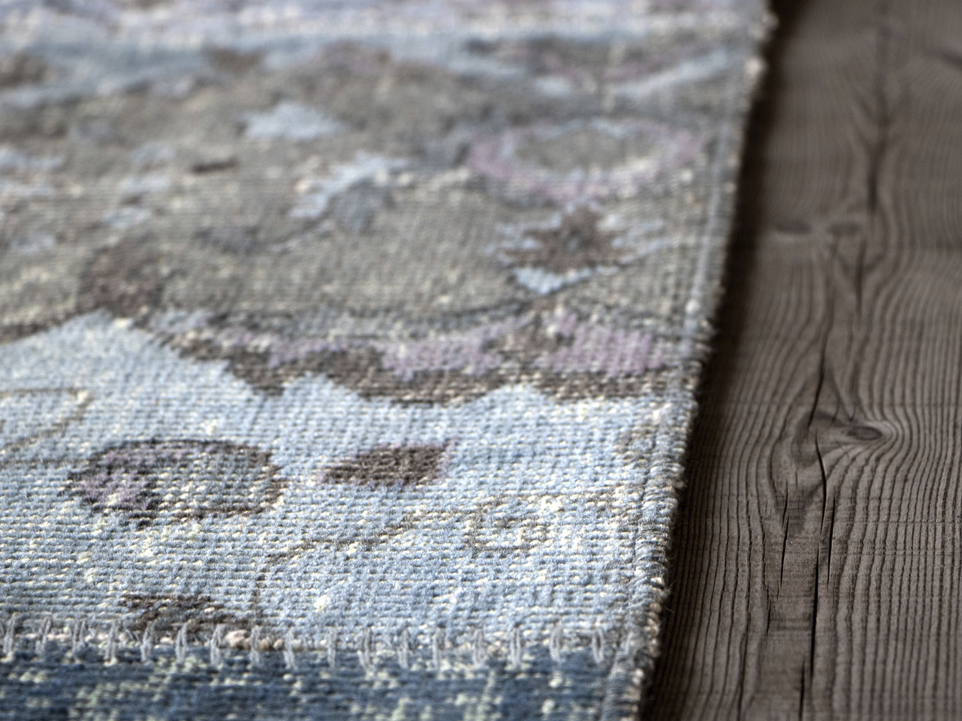 G.T.DESIGN Meatpacking Patchwork Rug Blu