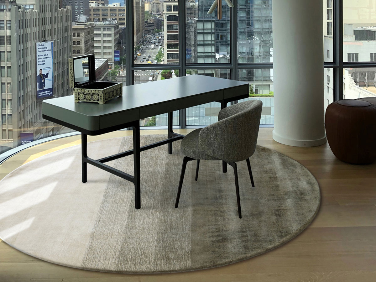 G.T.DESIGN Stripes Party Rug Bronzo Ecru