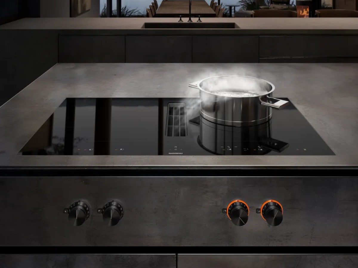Gaggenau 400 Series Flex Induction Cooktop With Integrated Ventilation System L 90 Cm