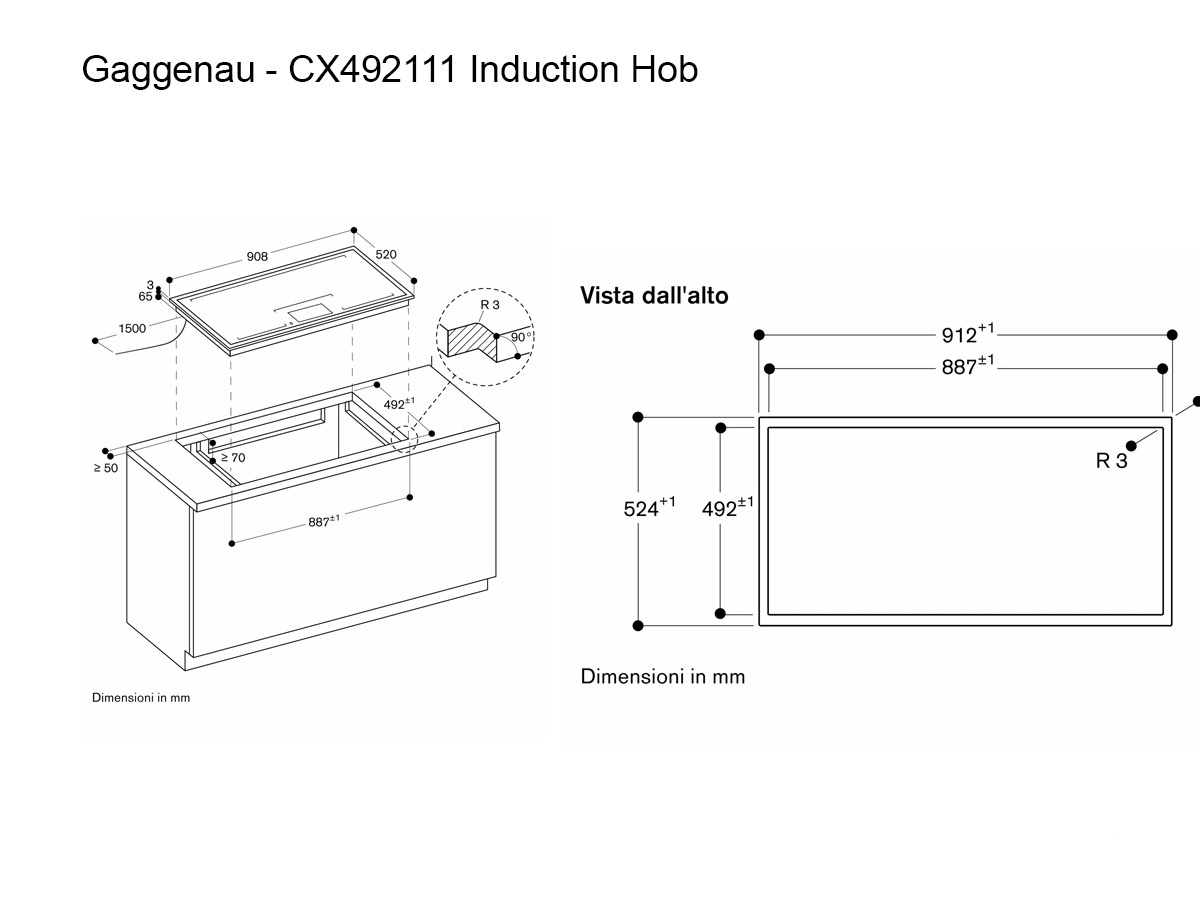 Gaggenau Cx492111 Induction Hob 400 Series