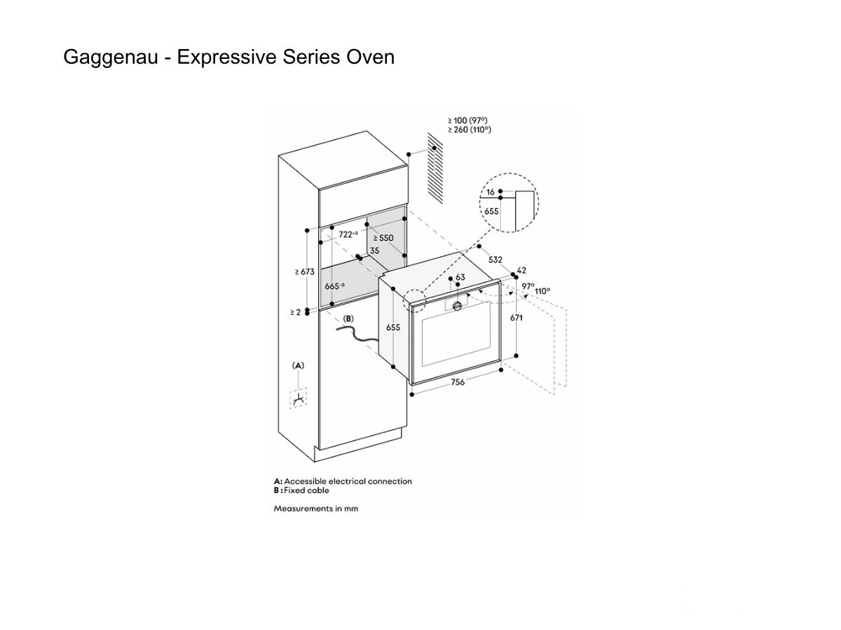 Gaggenau Go480120 Expressive Series Oven