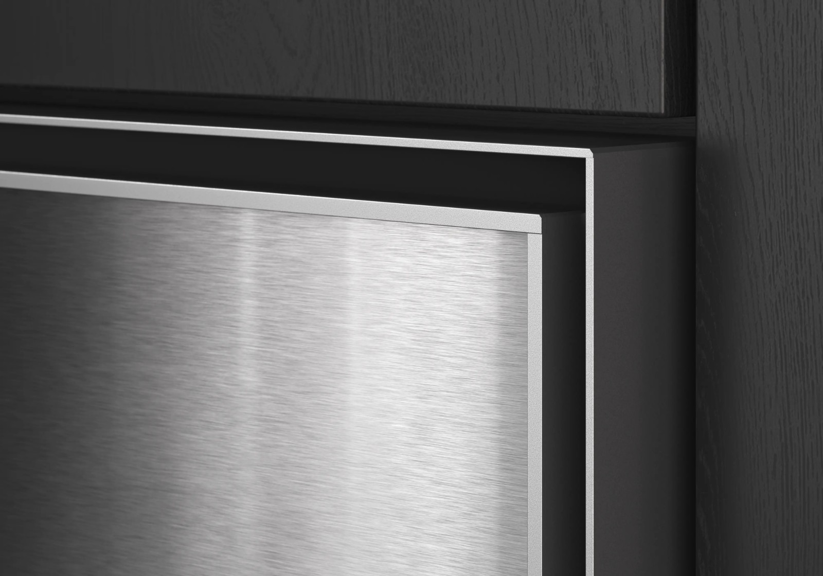 Gaggenau Gs451120 Combi Oven 60 X 45 Cm Left Hinged Door Stainless Steel Behind Smoked Glass
