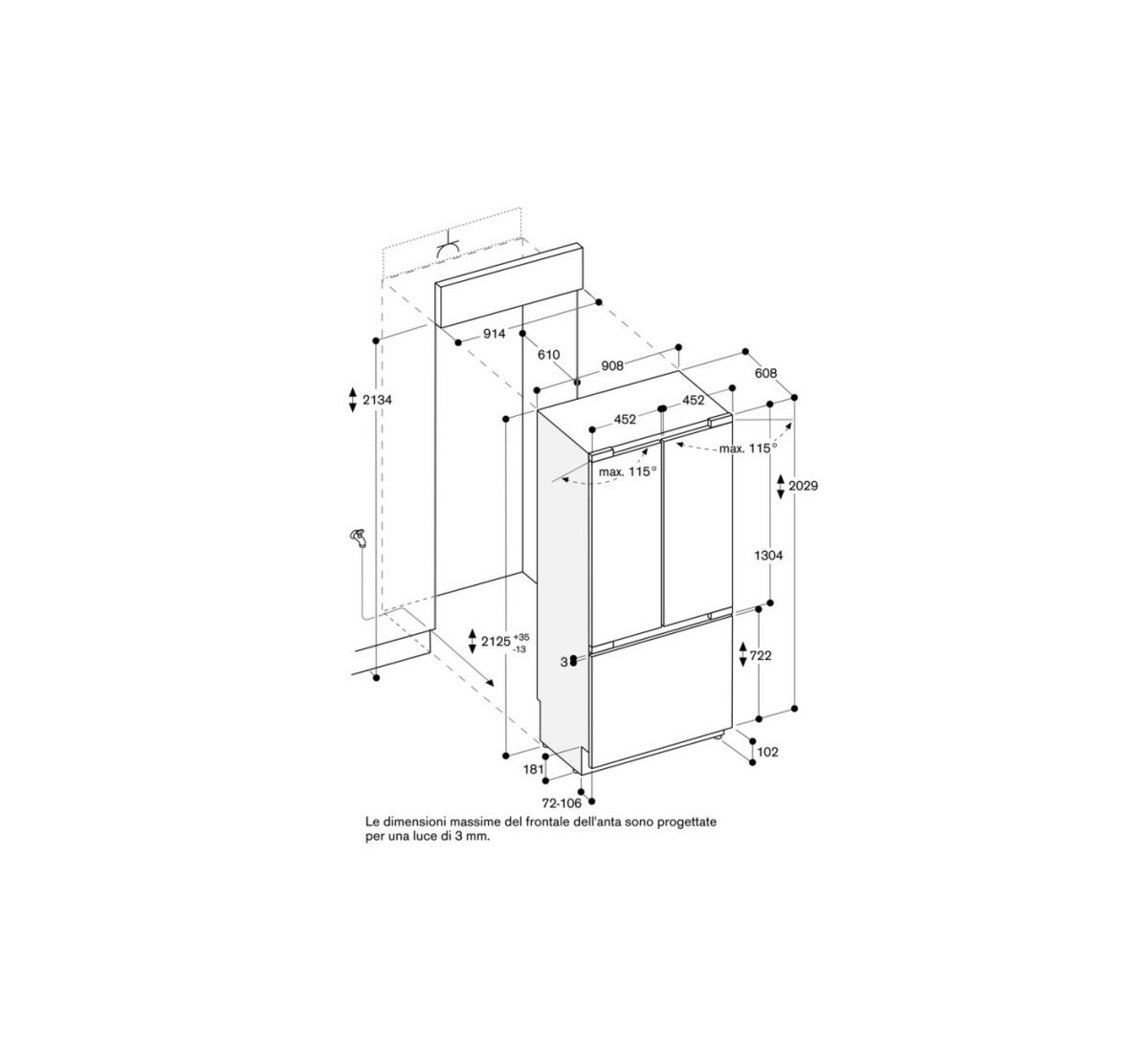 Gaggenau Ry492 Refrigerator A Due Doors