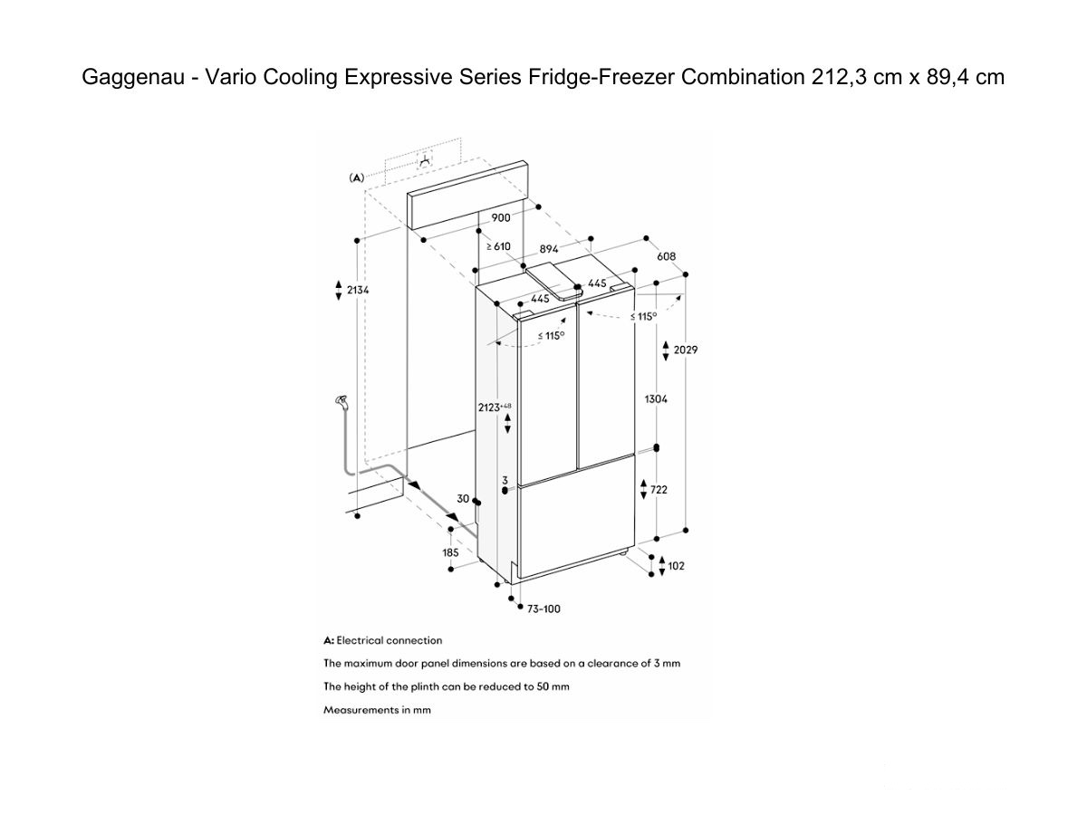 Gaggenau Vario Cooling Rvy497190 Expressive Series Refrigerator Combination